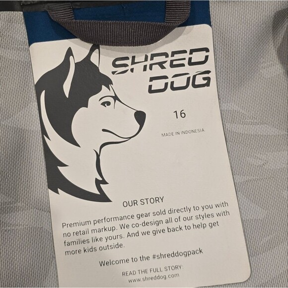 AKOVA Shred Dog Winter Ski Snowboarding Jacket Size 16 - Picture 6 of 11